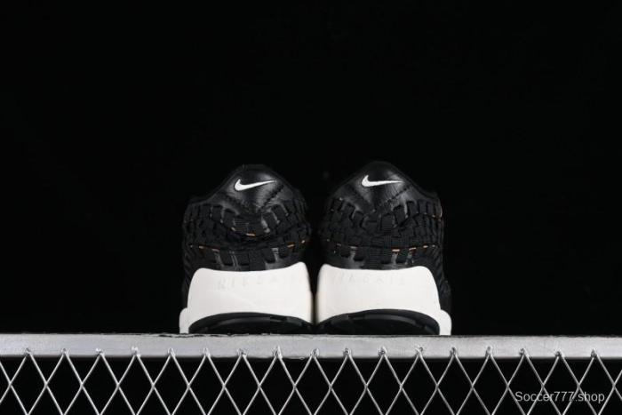 Nike Air Footscape Woven Asymmetrical Woven Slip-Resistant Low-Top Lifestyle Sneakers - FQ8129-010