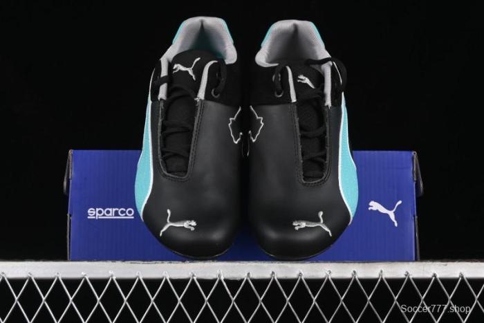 Puma Sparco Future Round Toe Lace-Up Leather Fabric Low-Top Lifestyle Casual Shoes - 308155-01