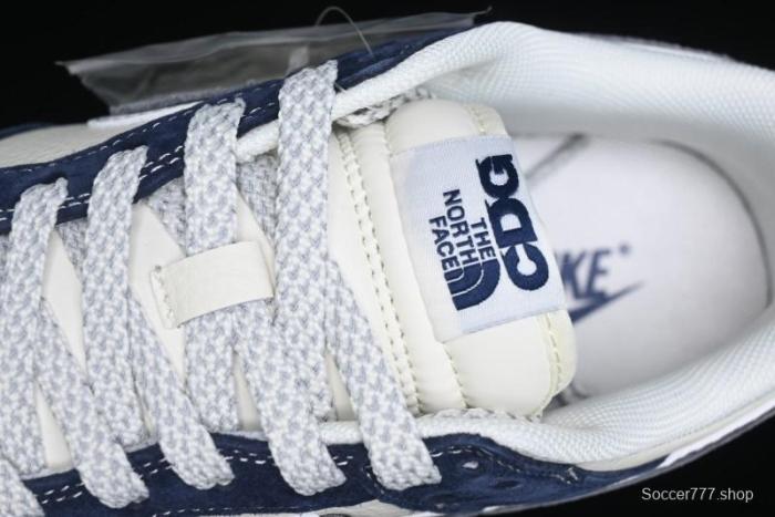 Nike SB Dunk Low The North Face Collaboration - Light Blue Grey Check Anniversary High-End Custom Low-Top Casual Skate Shoes - YX5066-251