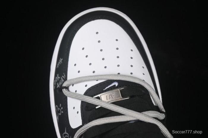 Nike Air Force 1'07 Low Denim Casual Sneakers with Full-Length Air Cushion - ZH0316-071