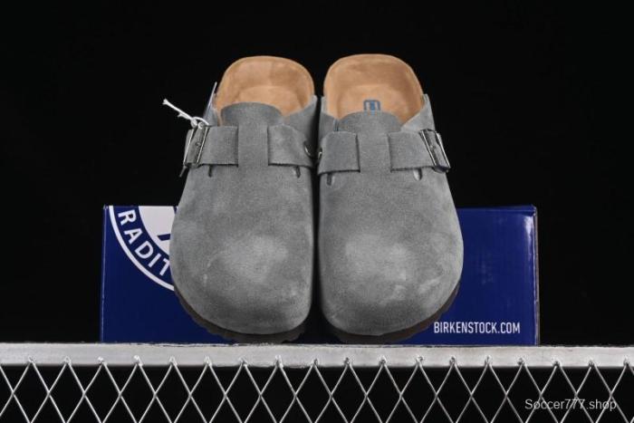 Birkenstock Arizona Soft Footbed Sandals with Suede Leather and Lambswool Lining - G.D4