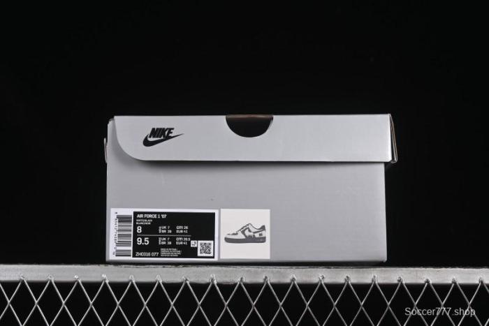 Nike Air Force 1'07 Low Custom Official Hot Style 2D Theme Gray Zone Casual Sneakers - ZH0316-077