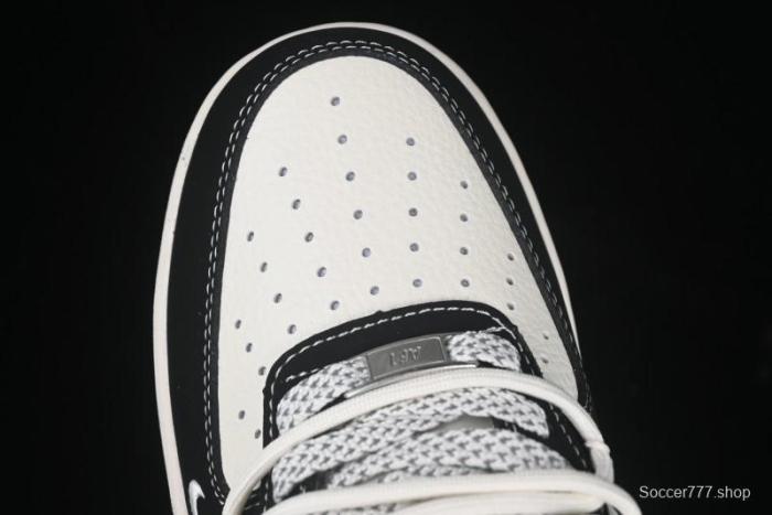 Nike Air Force 1 '07 Low The North Face Collaboration Suede Black Drawstring Casual Sneakers - SJ1198-101