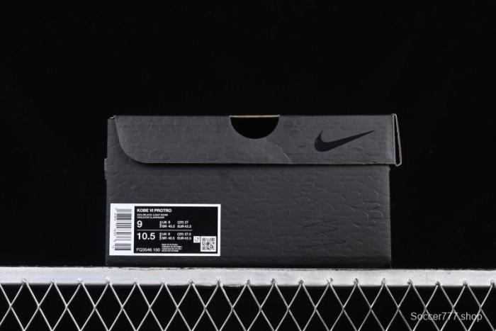 Nike Kobe VI Protro 6 Men's Performance Basketball Shoes with Zoom Turbo and Heel Zoom Air - FQ3546-100