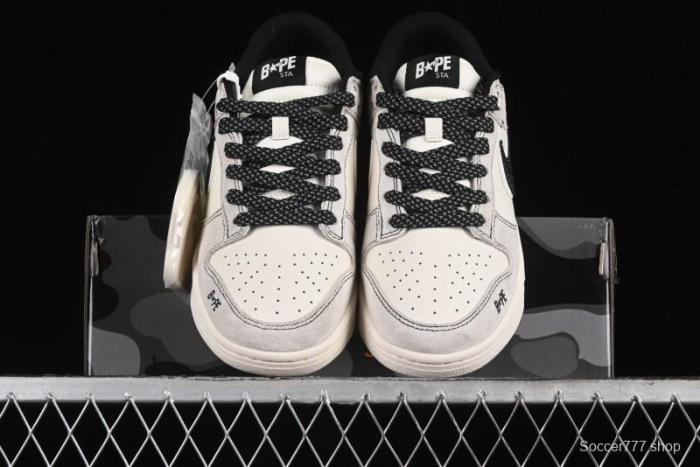 Nike SB Dunk Low Supreme x Bape Anniversary Custom Sneakers - MM1089-017