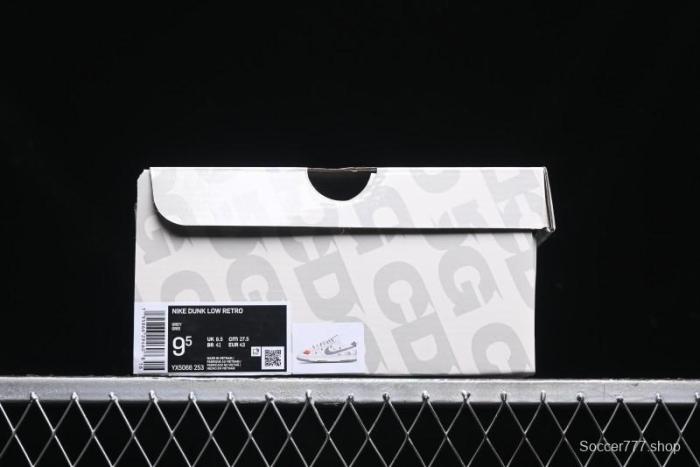 Nike SB Dunk Low The North Face Supreme Collaboration Strap Patch Grey Hook Low-Top Casual Skate Shoes - YX5066-253