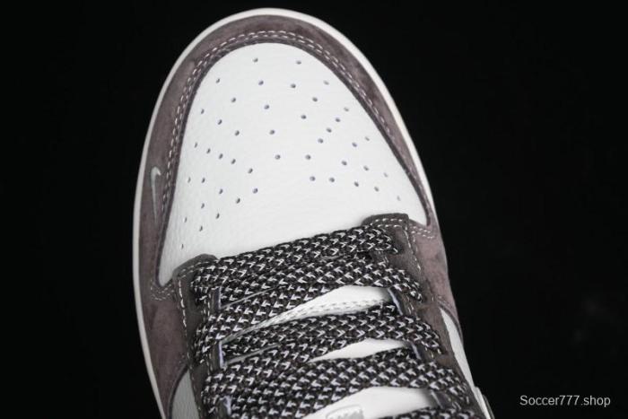 Nike SB Dunk Low Dior Collaboration - Chestnut Anniversary High-End Custom Low-Top Casual Sneakers - XS1086-007