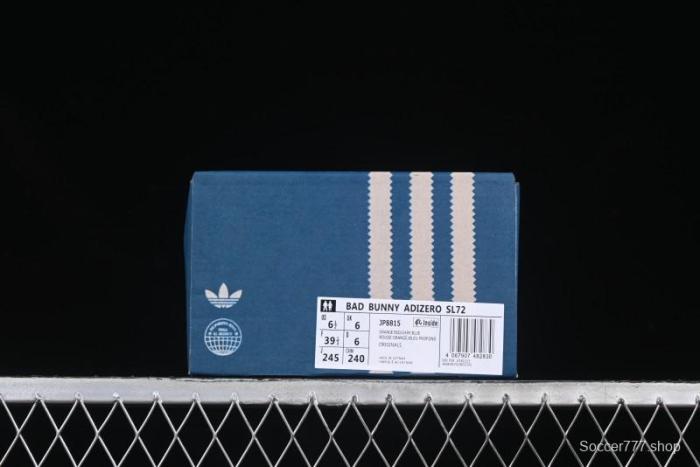 Adidas Bad Bunny Adizero SL 72 Comfortable Low-Top Casual Sneakers - JP8815