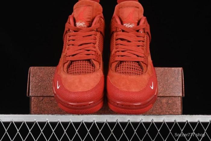 Nike Nigel Sylvester x Air Jordan 4 Retro High OG  Brick By Brick  Sneakers - HF4340-800