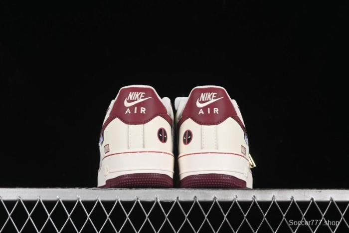 Nike Air Force 1'07 Low  Deadpool  Marvel Series Deadpool Casual Sneakers - FB1839-512
