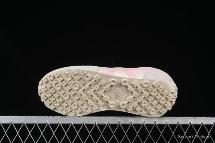 Asics Vintage-Style Sneakers - Soft Pink & Neutral Beige