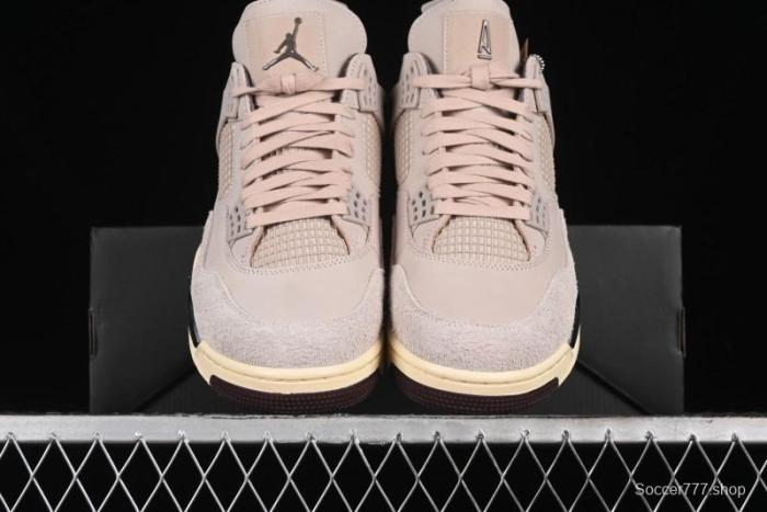 Nike A Ma Maniere x Air Jordan 4 Retro  Fossil Stone  Sneakers - FZ4810-200