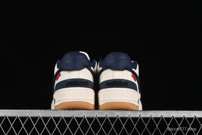 Nike Air Force 1 '07 Low Gucci Collaboration Large Swoosh Gum Sole Casual Sneakers - XS3464-576