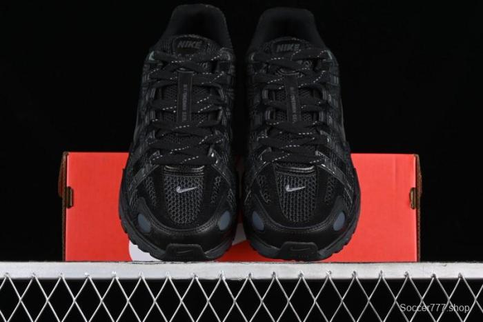 Nike P-6000 PRM Retro Casual Sneakers with Vintage Running Shoe Design - FQ8732-010