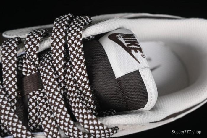 Nike SB Dunk Low Stussy Collaboration Brown Leather Swoosh Anniversary Custom Low-Top Casual Sneakers - DJ2024-062