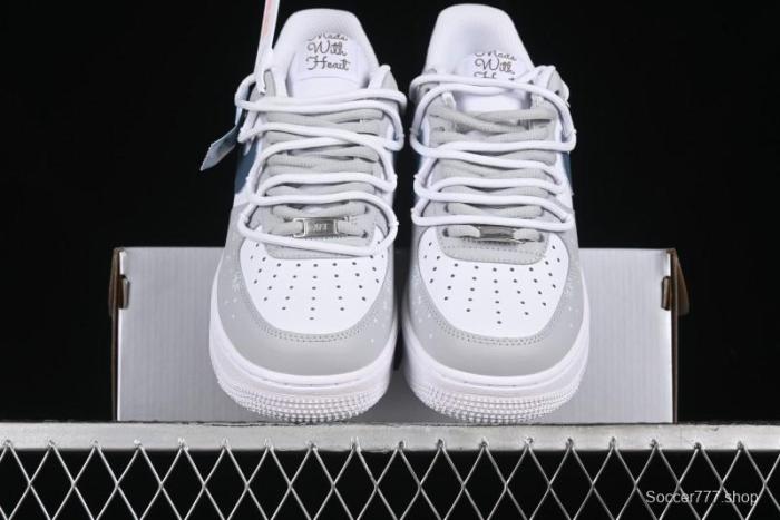 Nike Air Force 1 '07 Low Frozen Custom Paint Low-Top Casual Sneakers - ZH0316-035