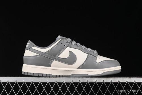 Nike SB Dunk Low Stussy Collaboration - Midnight Grey Anniversary Custom Low-Top Casual Skate Shoes - BB9898-007