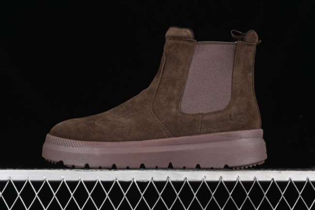 UGG Burleigh Chelsea Winter Boots for Men with Lightweight Anti-Slip Sole and Genuine Wool Leather - 1152050