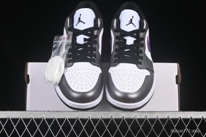 Nike Air Jordan 1 Low AJ1 Dark Purple Low-Top Casual Lifestyle Sneakers - HJ5910-105