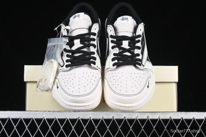 Nike Travis Scott x Fragment Design x Air Jordan 1 Low OG SP AJ1 Low Top Casual Sneakers - SJ2068-121