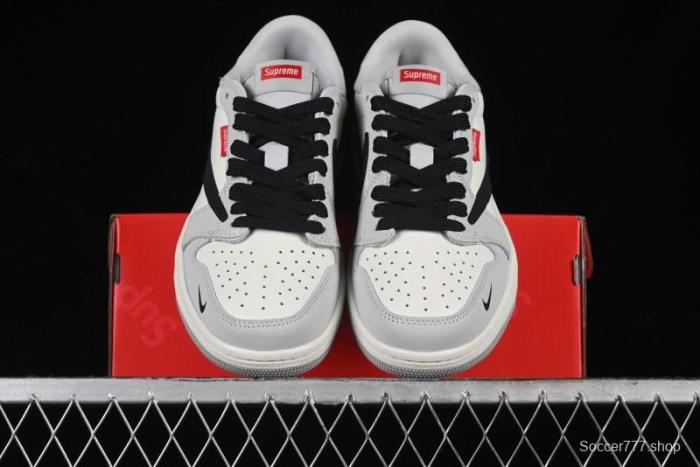 Nike Travis Scott x Fragment Design x Air Jordan 1 Low OG SP AJ1 Supreme Collaboration - JH6089-003