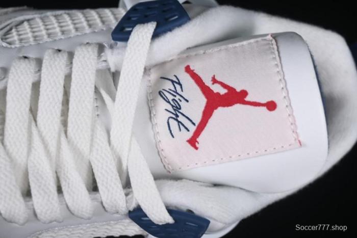 Nike SB x Air Jordan 4 Retro  Navy  White Blue Basketball Shoes - DR5415-100