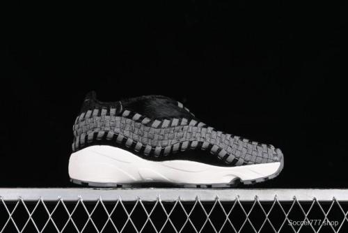 Nike Air Footscape Woven Asymmetrical Weave Slip-Resistant Low-Top Lifestyle Sneakers - FB1959-001
