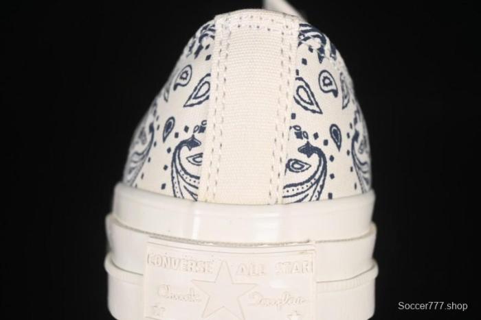 Converse Chuck 1970s Low Top Casual Sneakers with Paisley Pattern - A15752C