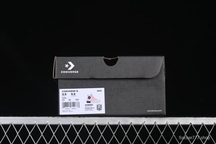 Converse Chuck 70 High Top Platform Sneakers in Pink Color Block Design - A14825C