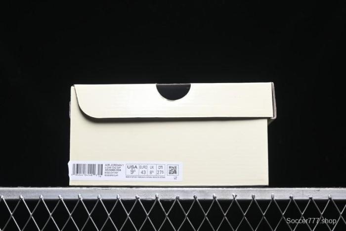 Nike Travis Scott x Fragment Design x Air Jordan 1 Low OG SP AJ1 Collaborative Sneakers - XS3086-004