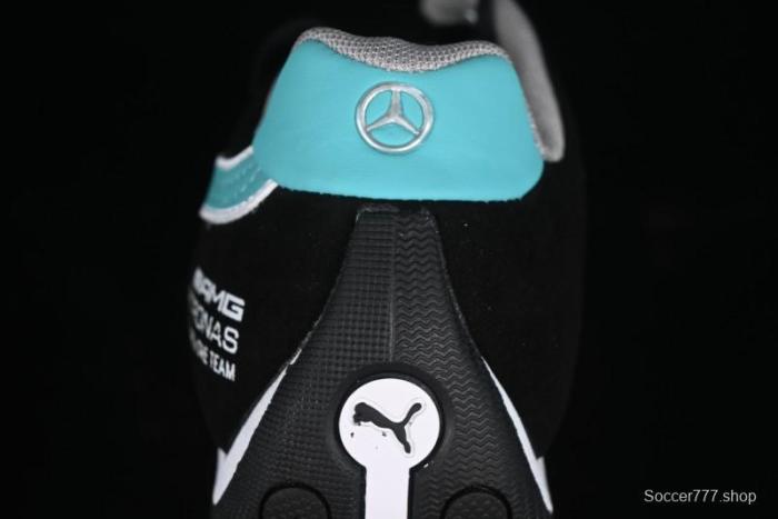 Puma Sparco Future Round Toe Lace-Up Low-Top Lifestyle Casual Shoes in Leather and Fabric - 308155-01