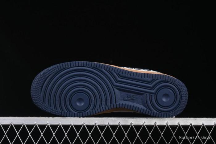 Nike Air Force 1 '07 Low Dior Collaboration Grey Knit Casual Sneakers - KK1988-052