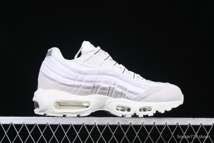 Nike Air Max 95 Retro Running Shoes with Air Cushion - CU8406-100