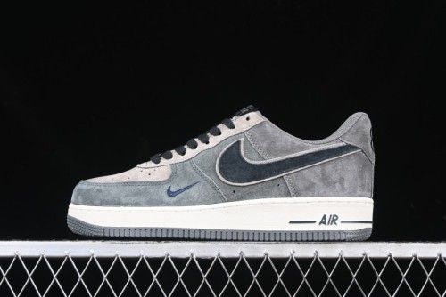 Nike Air Force 1'07 Low  Black Eight  Custom Casual Sneakers for Autumn Winter - YD2425-808