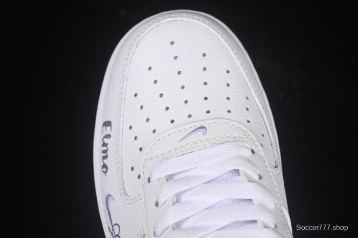 Nike Air Force 1'07 Low  Sesame Street  Custom Casual Sneakers - FB8971-080