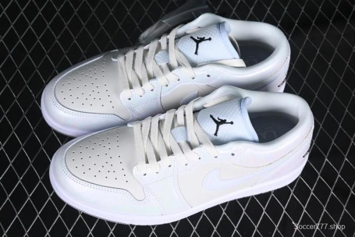 Nike Air Jordan 1 Low  Year of the Snake 2025  AJ1 Basketball Shoes with Iridescent Pearl Finish - HF4080-001