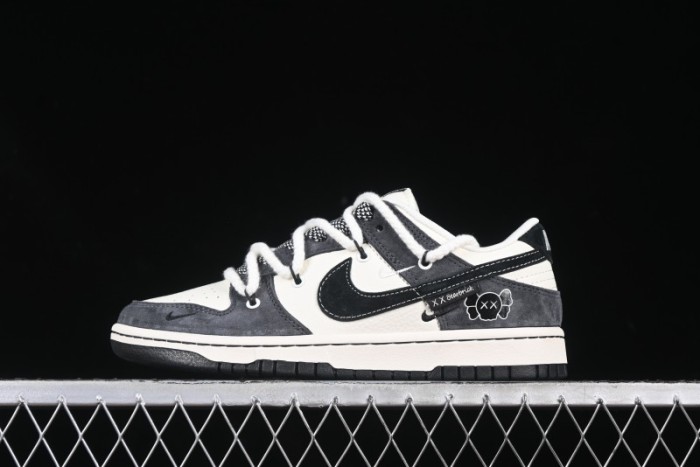 Nike SB Dunk Low Kaws Collaboration Strap Pig VIII Black Hook Anniversary High-End Custom Low-Top Casual Sneakers - YX5066-246