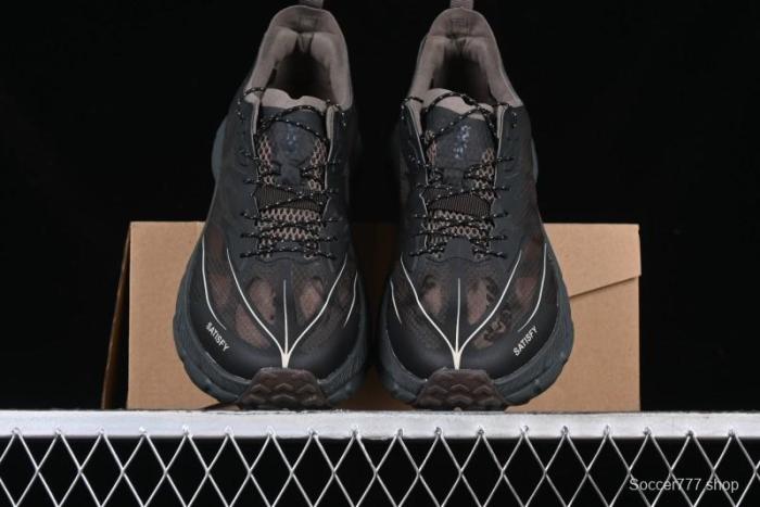 HOKA ONE ONE Satisfy Running Mafate Trail Low-Cut Cushioned Outdoor Hiking Shoes - 1157050 COFF