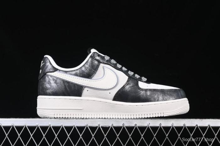 Nike Air Force 1 '07 Low The North Face Collaboration - Leather Graffiti Casual Sneakers - DM6688-008
