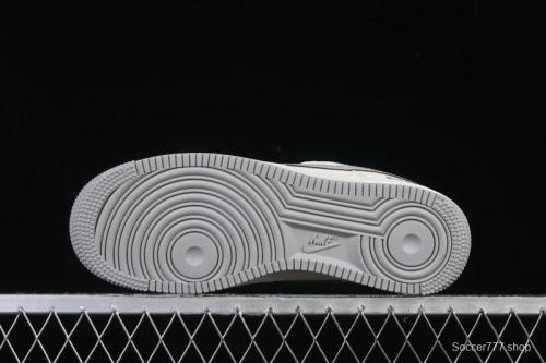 Nike Air Force 1 '07 Low Gucci Collaboration Ghost Face Beige Gray Casual Sneakers - QW5836-024