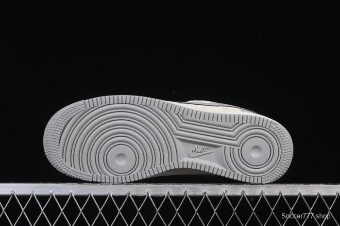 Nike Air Force 1 '07 Low Gucci Collaboration Ghost Face Beige Gray Casual Sneakers - QW5836-024