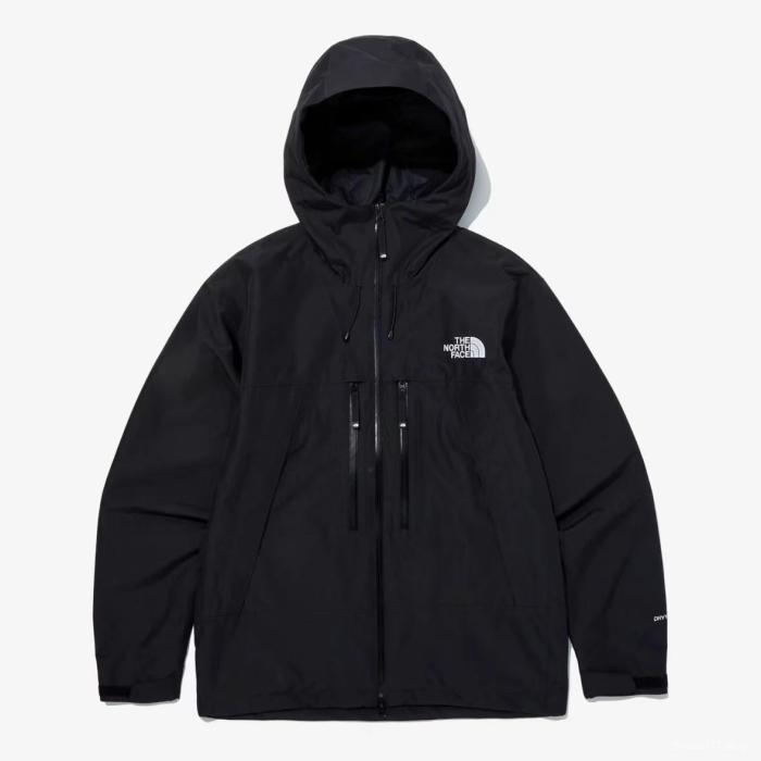 2025 The North Face Summit Series Technical Jacket - Cream/Black Colorblock with Dual-Zip Design