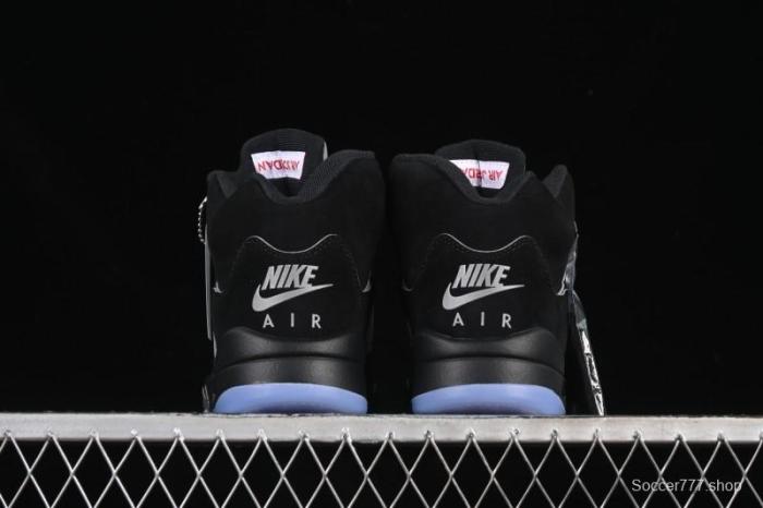 Nike Air Jordan 5 Black Metallic Reimagined Basketball Shoes HF3975-001