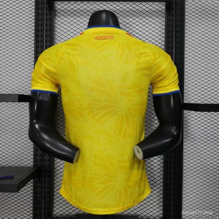 Player Version 2025 Colombia Home Jersey
