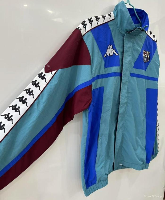 25/26 Barcelona 1967 Style Blue Windbreaker