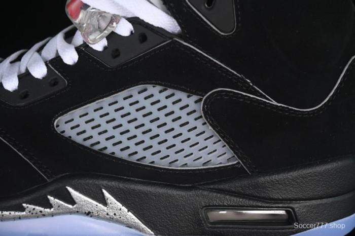 Nike Air Jordan 5 Black Metallic Reimagined Basketball Shoes HF3975-001