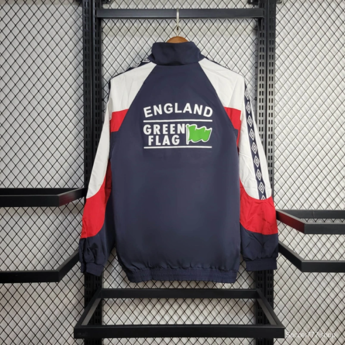 2025 England Jacket Navy/Red/White Windbreaker