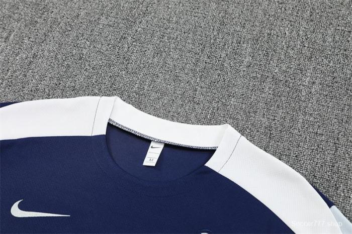 25/26 Tottenham Hotspur Royal Blue with XS Short Sleeve+Soccer Shorts