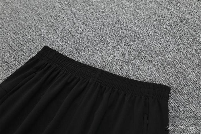 25/26 Manchester City Black Half Zipper Jacket+Long Pants