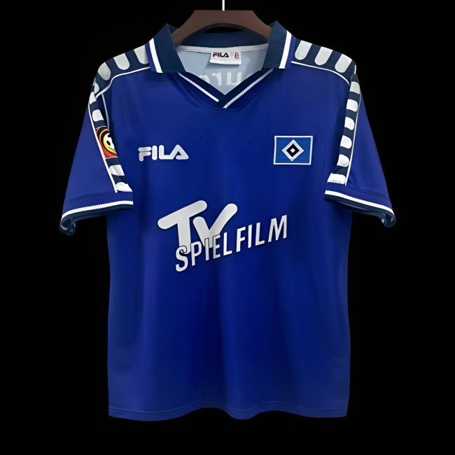 Retro 00/01 Hamburger SV Away Blue Jersey
